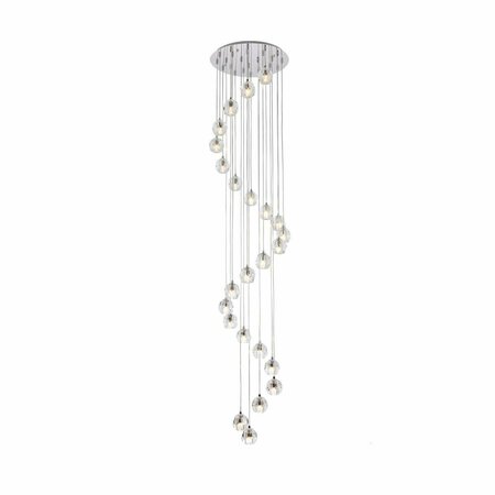 LIGHTING BUSINESS Eren 24 Ceiling Lights with Pendant Lamp Chrome LI2961513